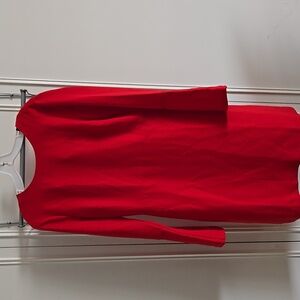 Banana Republic Red Sheath Dress Size 8